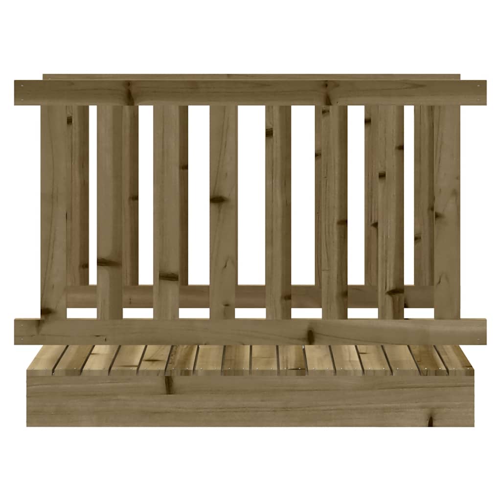 Speelbrug 45X107,5X79 Cm Geïmpregneerd Grenenhout