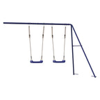 Schommels 2 St 265X156,5X155,5 Cm Blauw Polypropeen