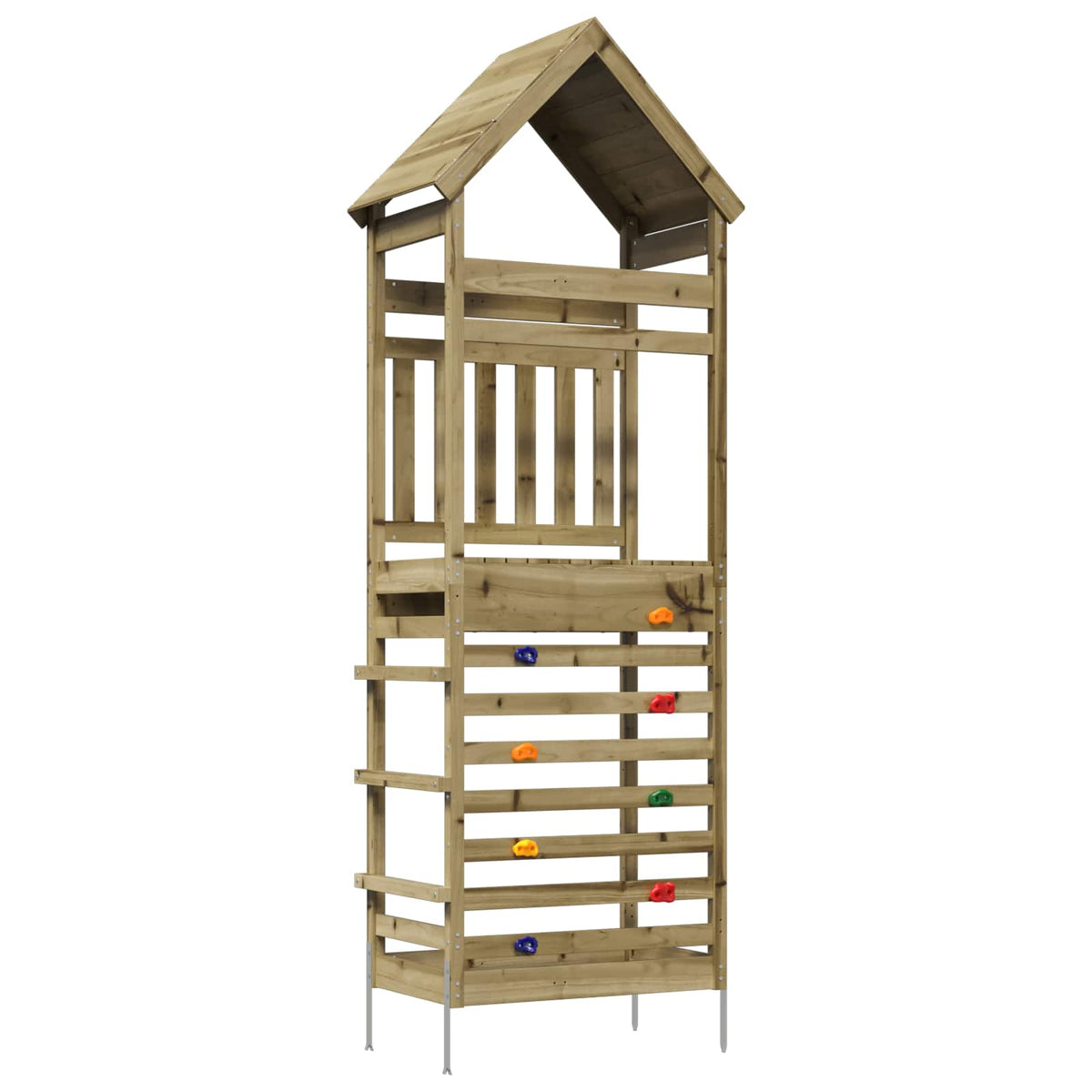 Buiten Speeltoren Naturel 53 X 85 X 264 Cm