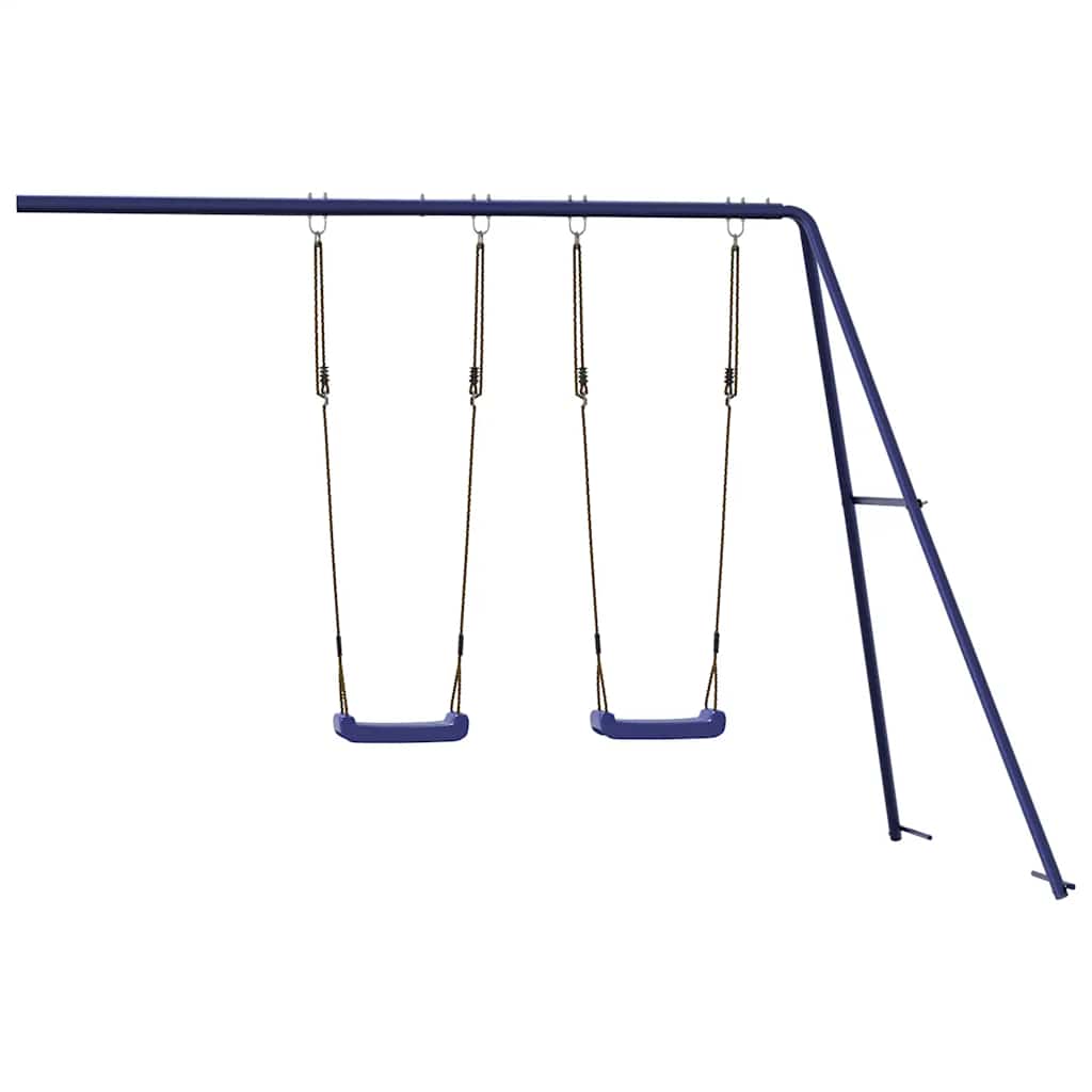 Schommels 2 St 265X185X188 Cm Blauw Polypropeen