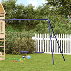 Schommels 2 St 265X185X188 Cm Blauw Polypropeen