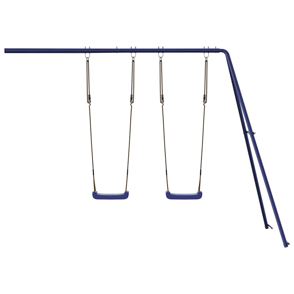 Schommels 2 St 265X185X188 Cm Blauw Polypropeen