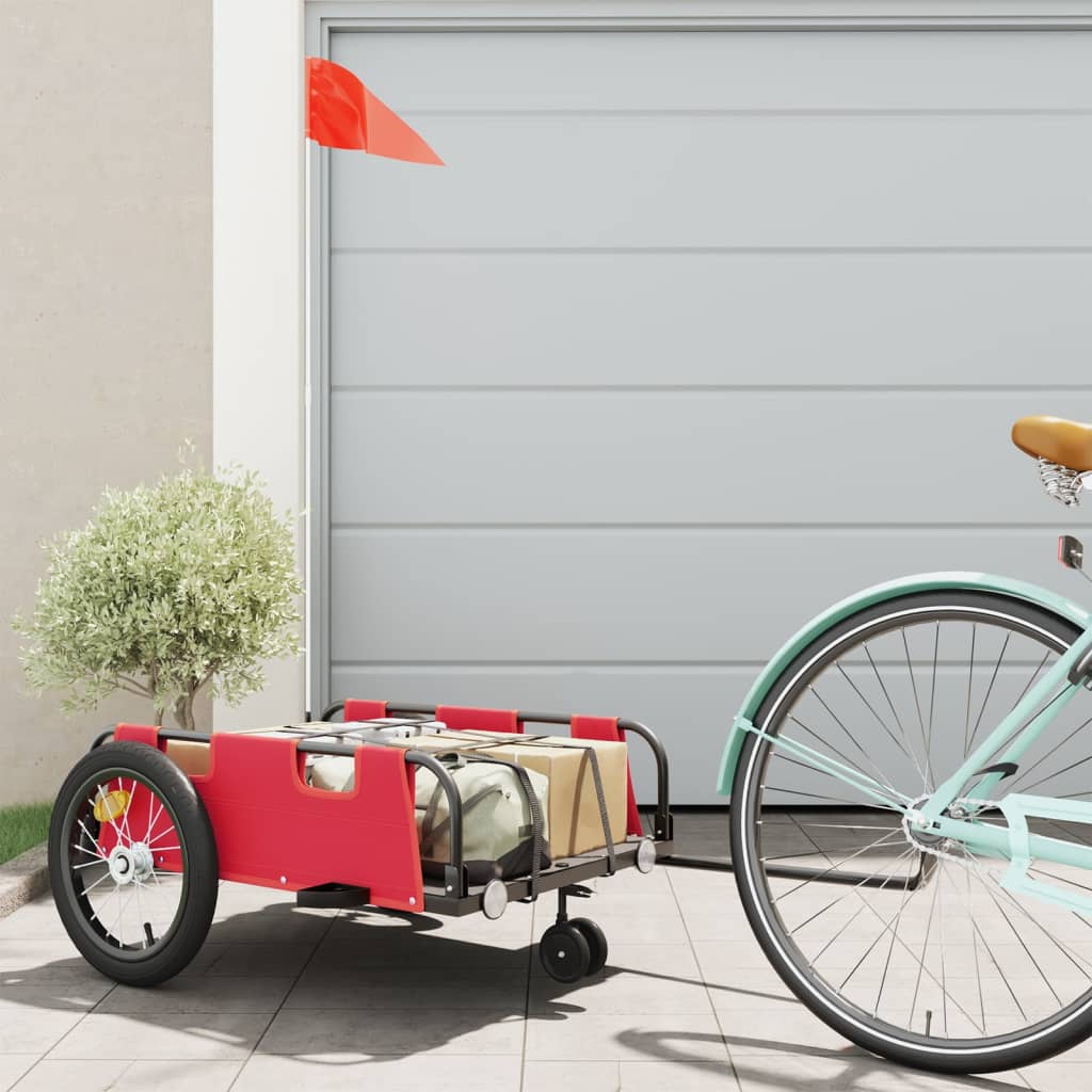 Fietstrailer Oxford Stof En Ijzer