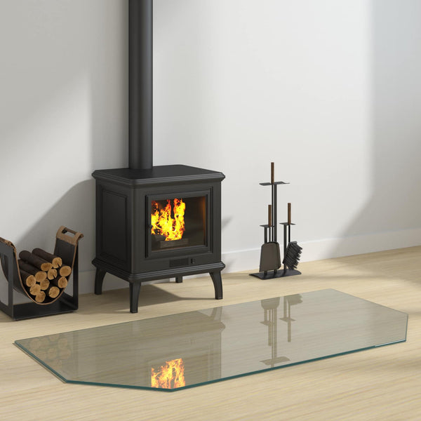 Vuurplaats Glazen Plaat Transparant Glas