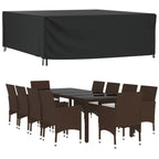 Tuinmeubelhoes Waterdicht 420D 260X260X90 Cm Zwart