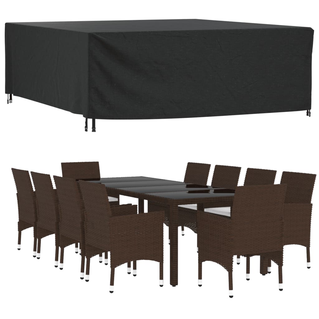 Tuinmeubelhoes Waterdicht 420D 260X260X90 Cm Zwart