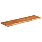 Wandschap Rechthoekig Natuurlijke Rand 40X20X2,5 Cm Acaciahout