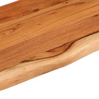 Wandschap Rechthoekig Natuurlijke Rand 40X20X2,5 Cm Acaciahout