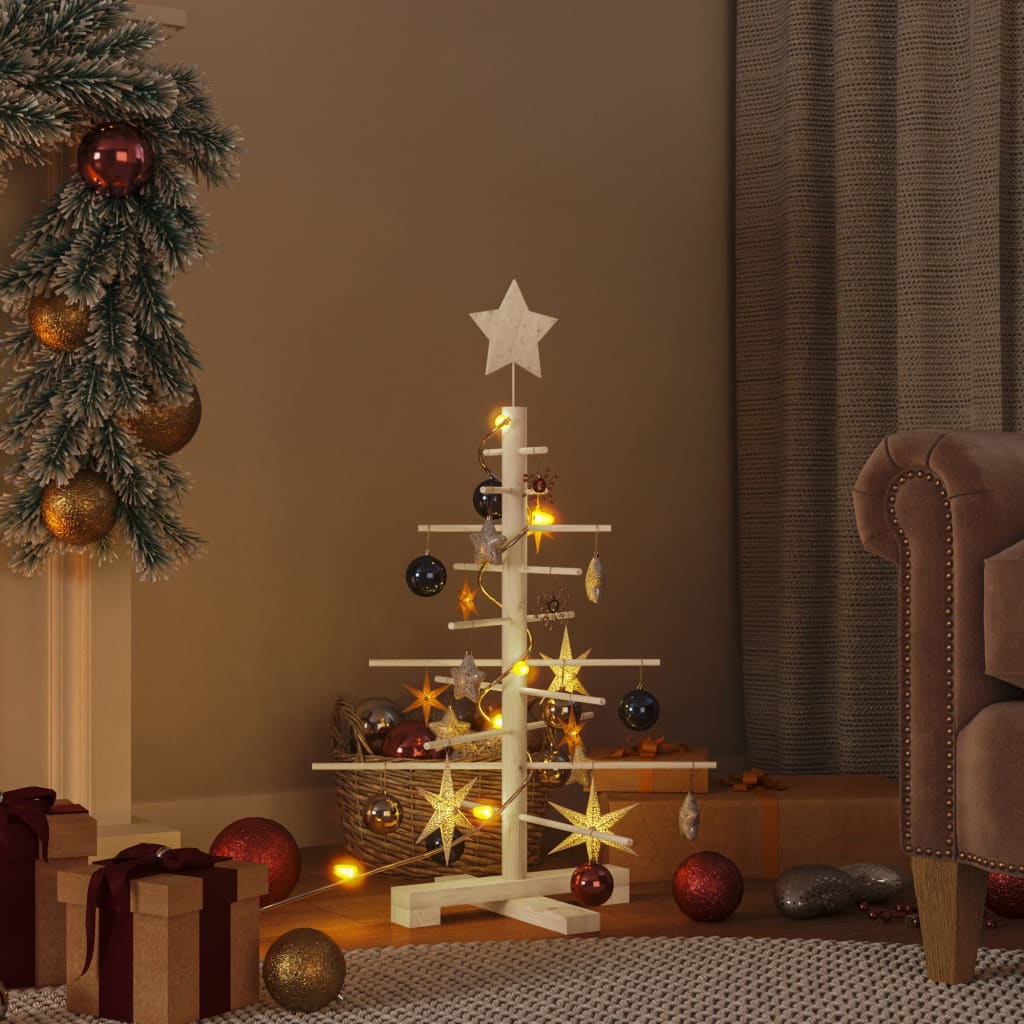 Houten Kerstboom Kotka Bamboe En Massief Grenenhout
