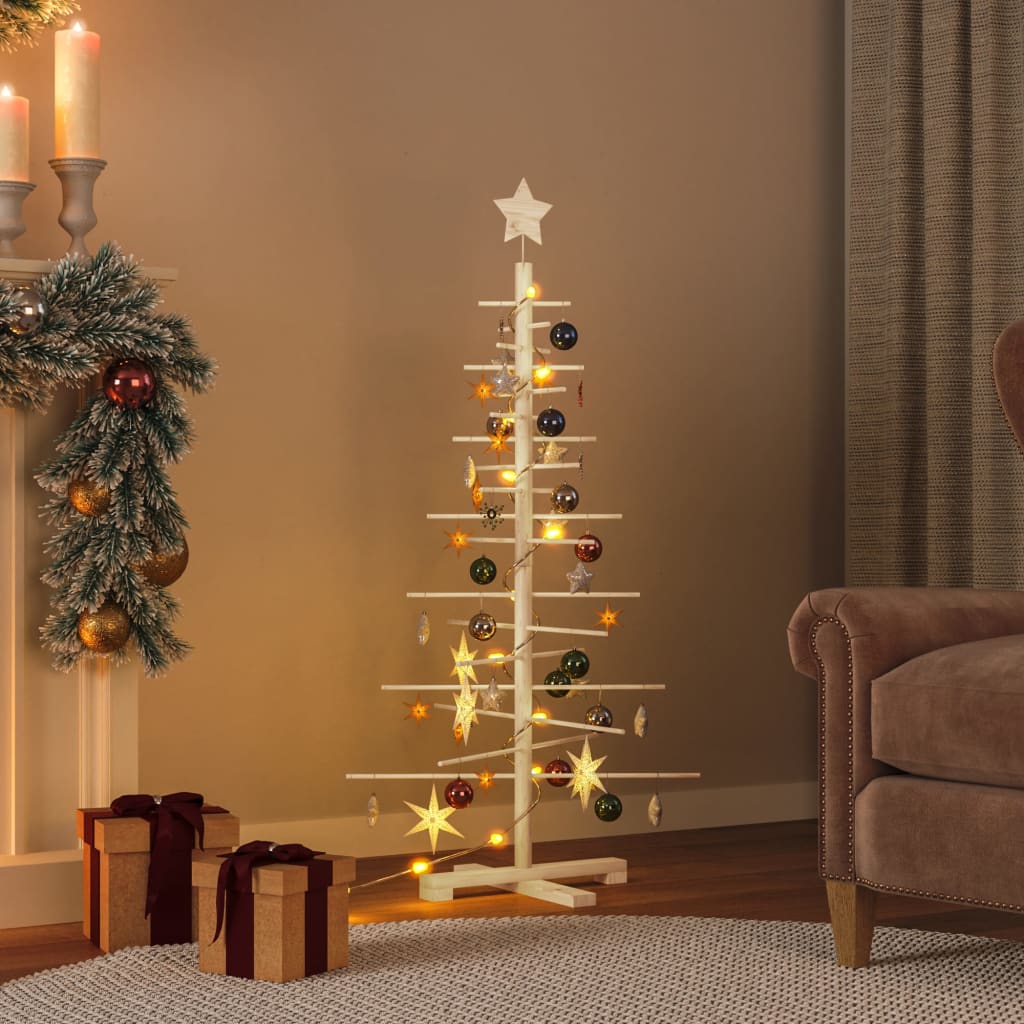 Houten Kerstboom Kotka Bamboe En Massief Grenenhout