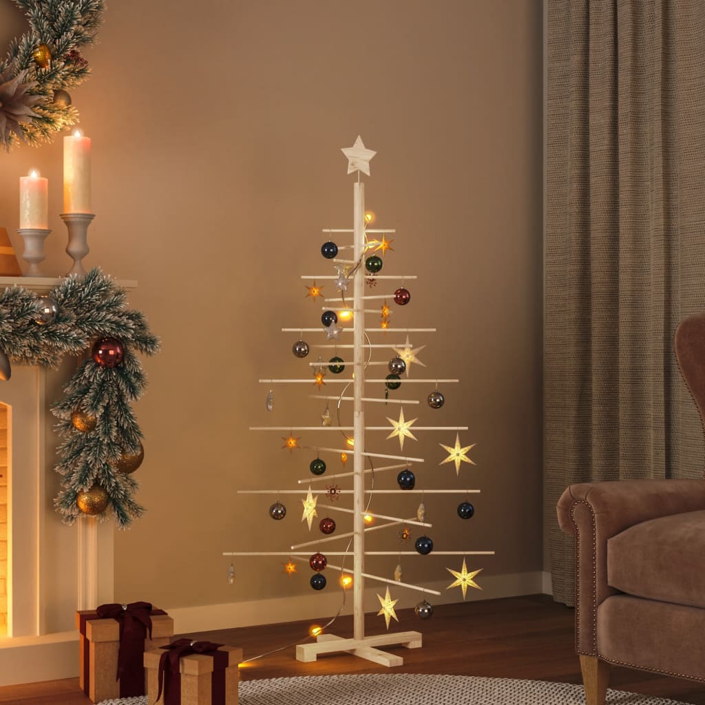 Houten Kerstboom Kotka Bamboe En Massief Grenenhout