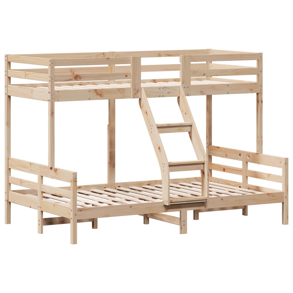 Stapelbed Massief Grenenhout 80X200/120X200 Cm