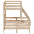 Stapelbed Massief Grenenhout 80X200/120X200 Cm