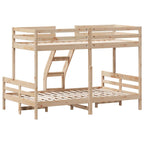 Stapelbed Massief Grenenhout 80X200/120X200 Cm