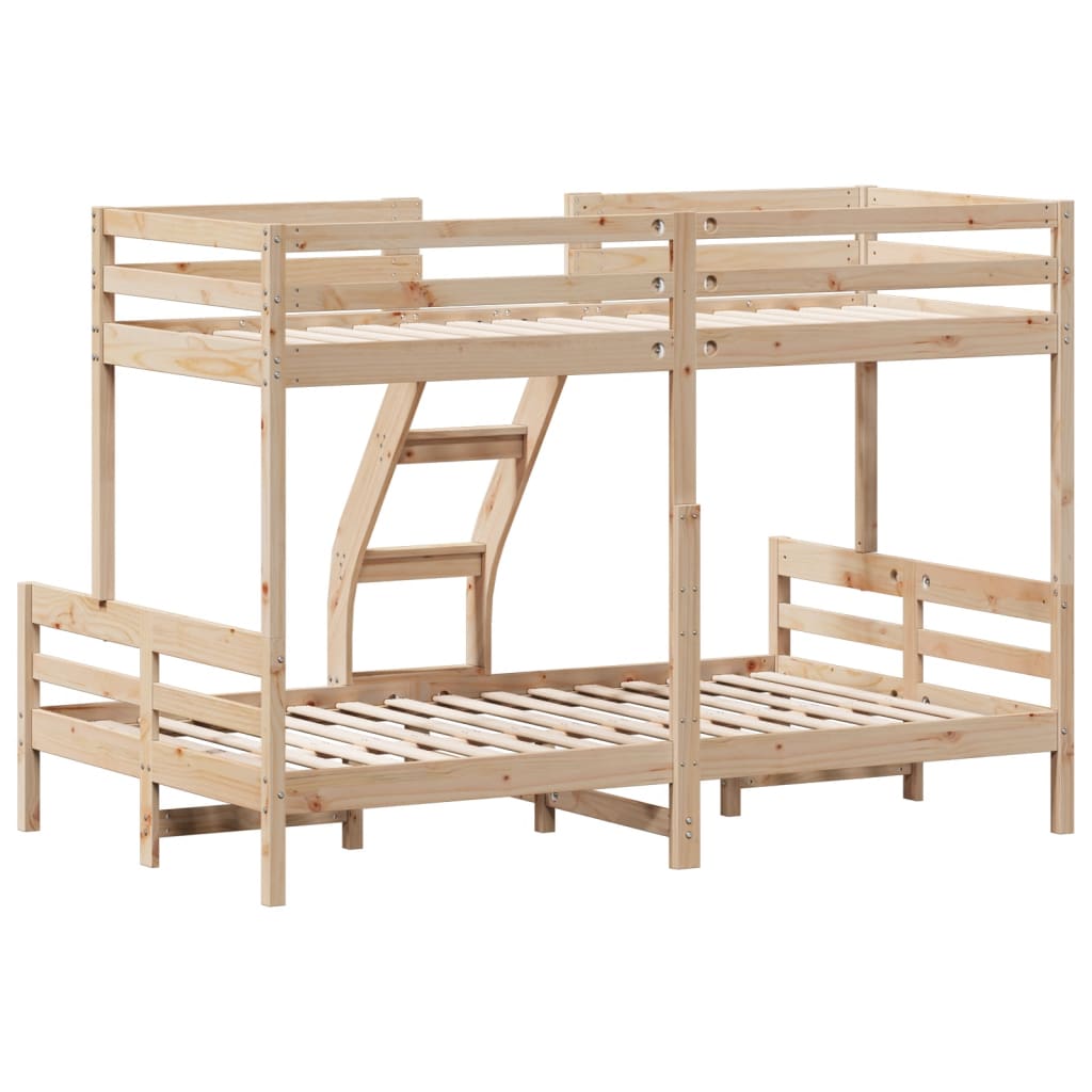 Stapelbed Massief Grenenhout 80X200/120X200 Cm