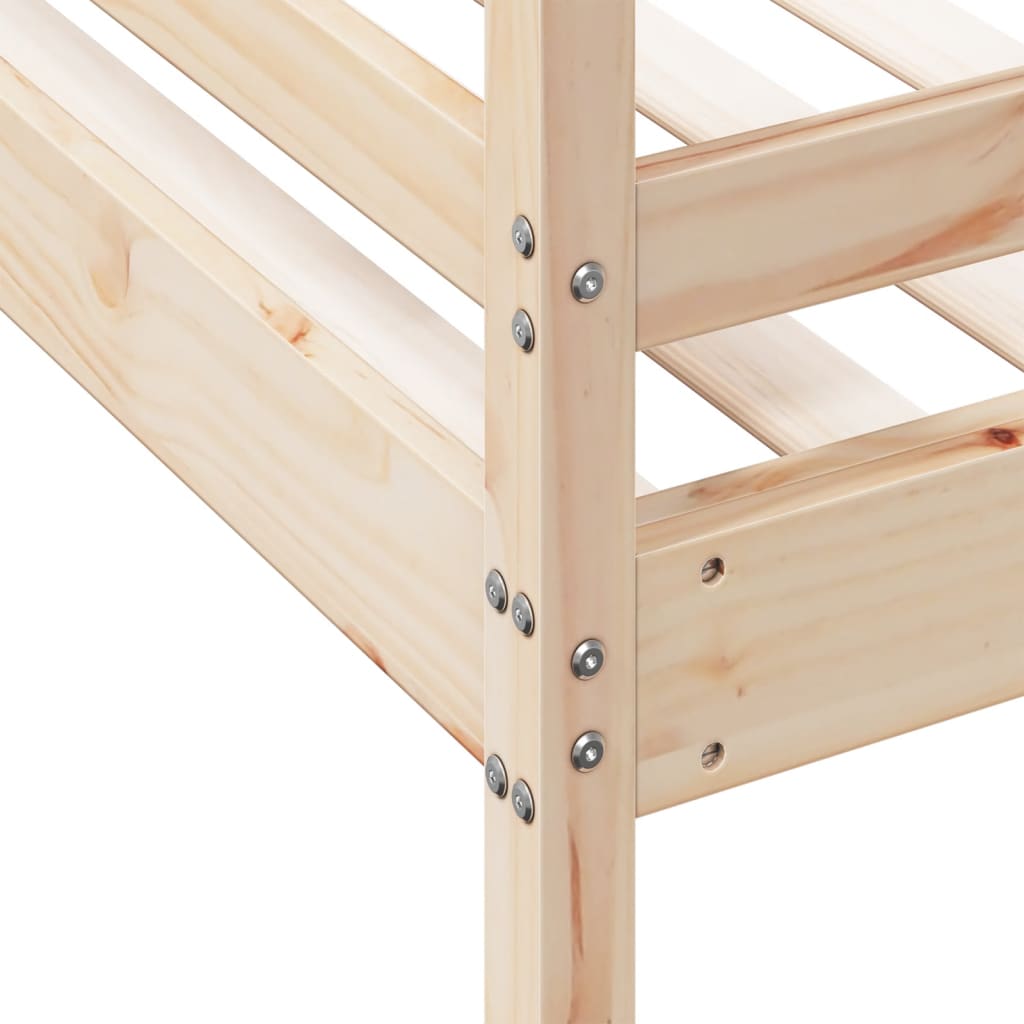 Stapelbed Massief Grenenhout 80X200/120X200 Cm