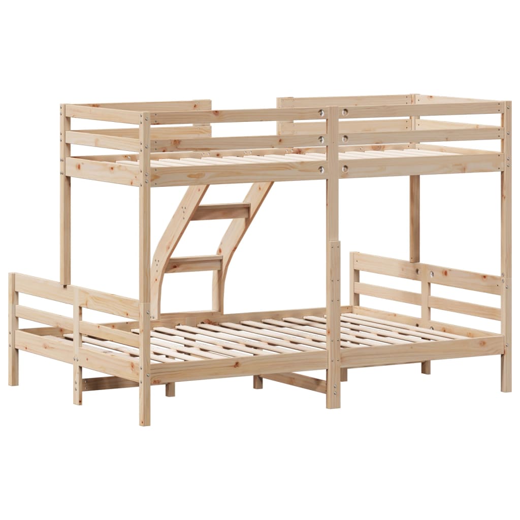 Stapelbed Massief Grenenhout 80X200/140X200 Cm