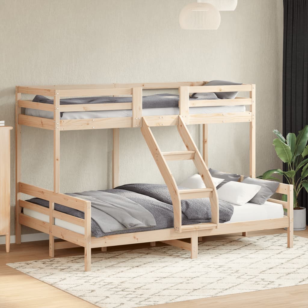 Stapelbed Massief Grenenhout 80X200/140X200 Cm