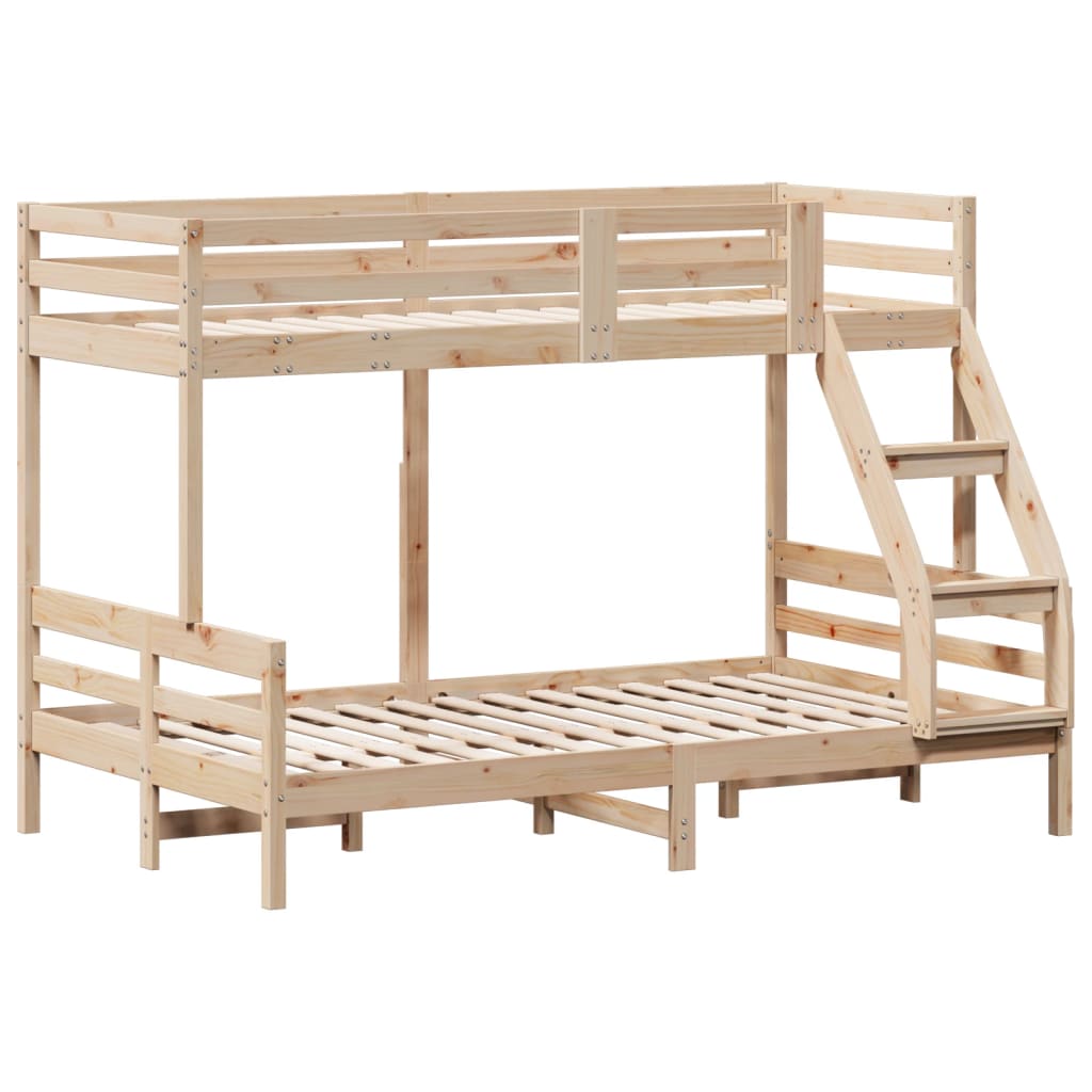 Stapelbed Massief Grenenhout 80X200/120X200 Cm