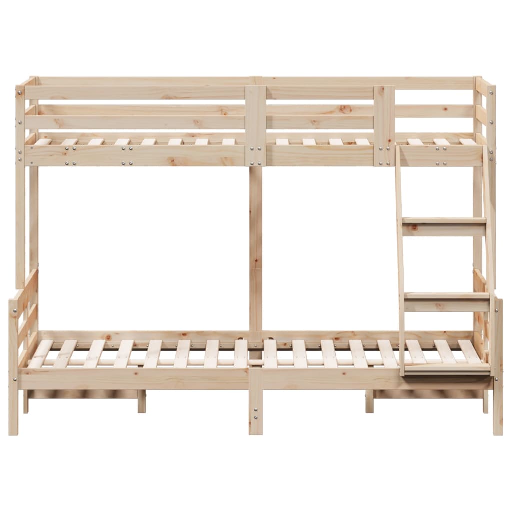 Stapelbed Massief Grenenhout 80X200/120X200 Cm