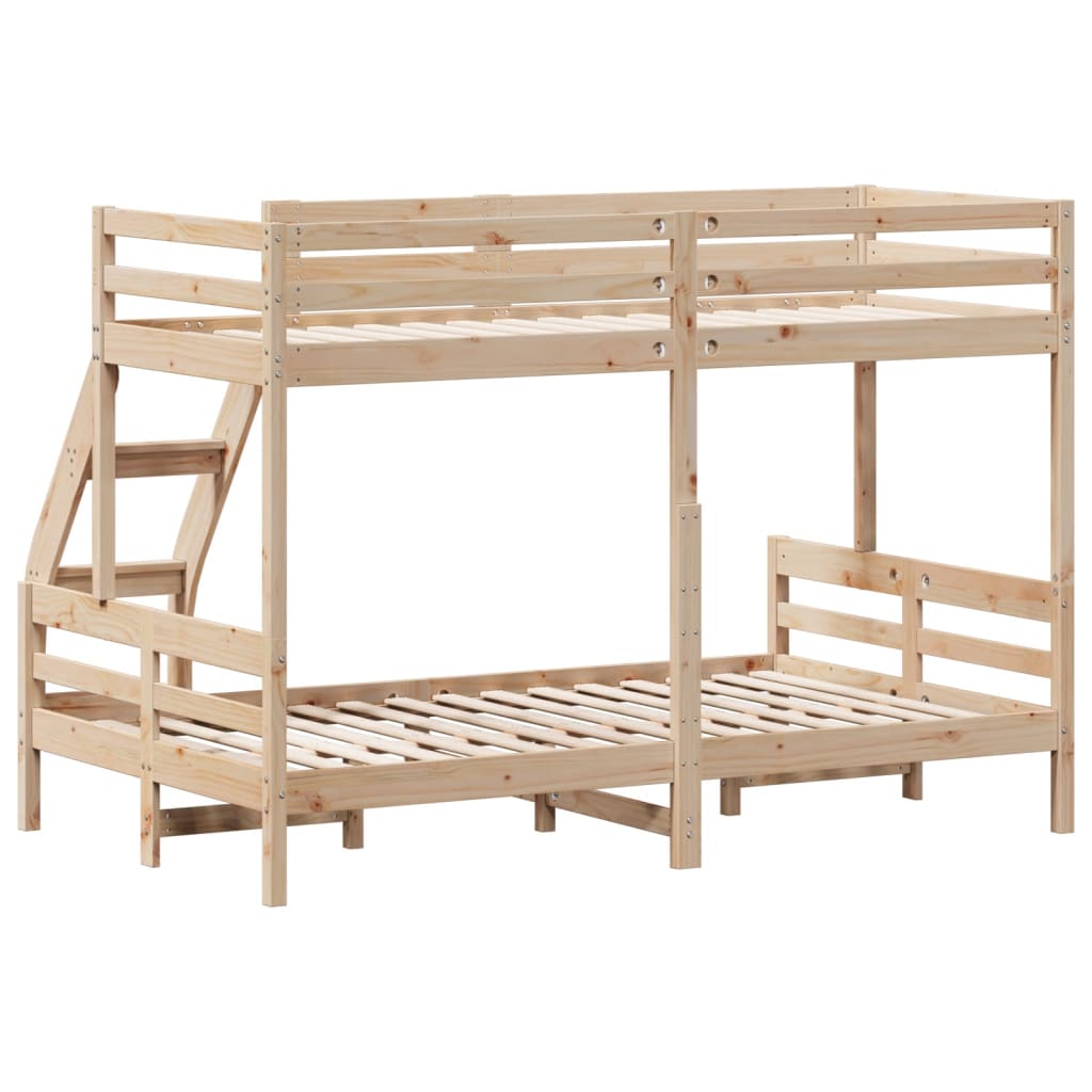 Stapelbed Massief Grenenhout 80X200/120X200 Cm
