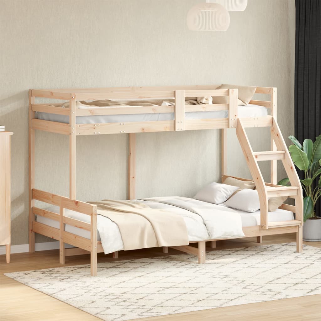 Stapelbed Massief Grenenhout 80X200/120X200 Cm