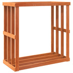 Houtblokhouder 108X52X106 Cm Massief Grenenhout Wasbruin