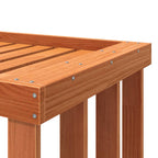 Houtblokhouder 108X52X106 Cm Massief Grenenhout Wasbruin