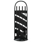 5-Delige Haardset 23X15X66 Cm Staal