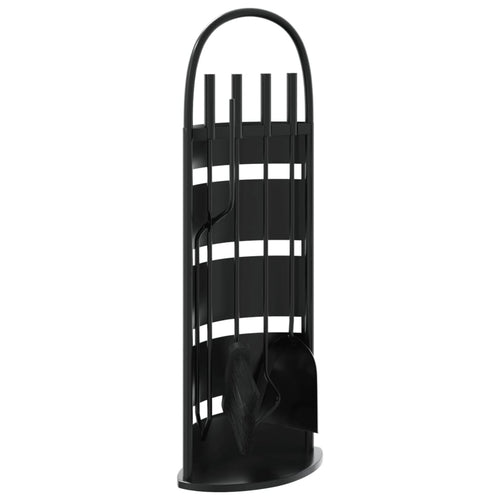 5-Delige Openhaardgereedschapset 23X15X66 Cm Staal