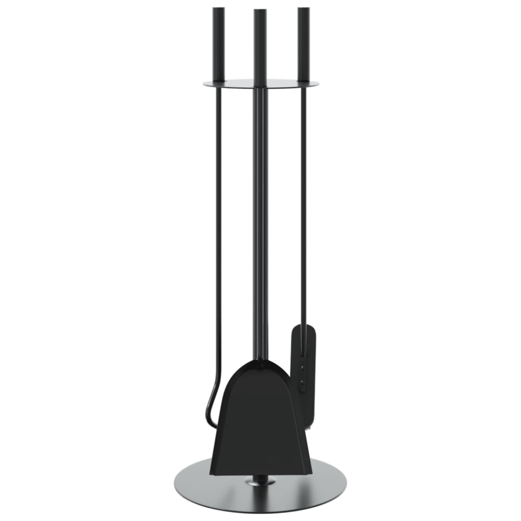 4-Delige Openhaardgereedschapset 22X59 Cm Staal