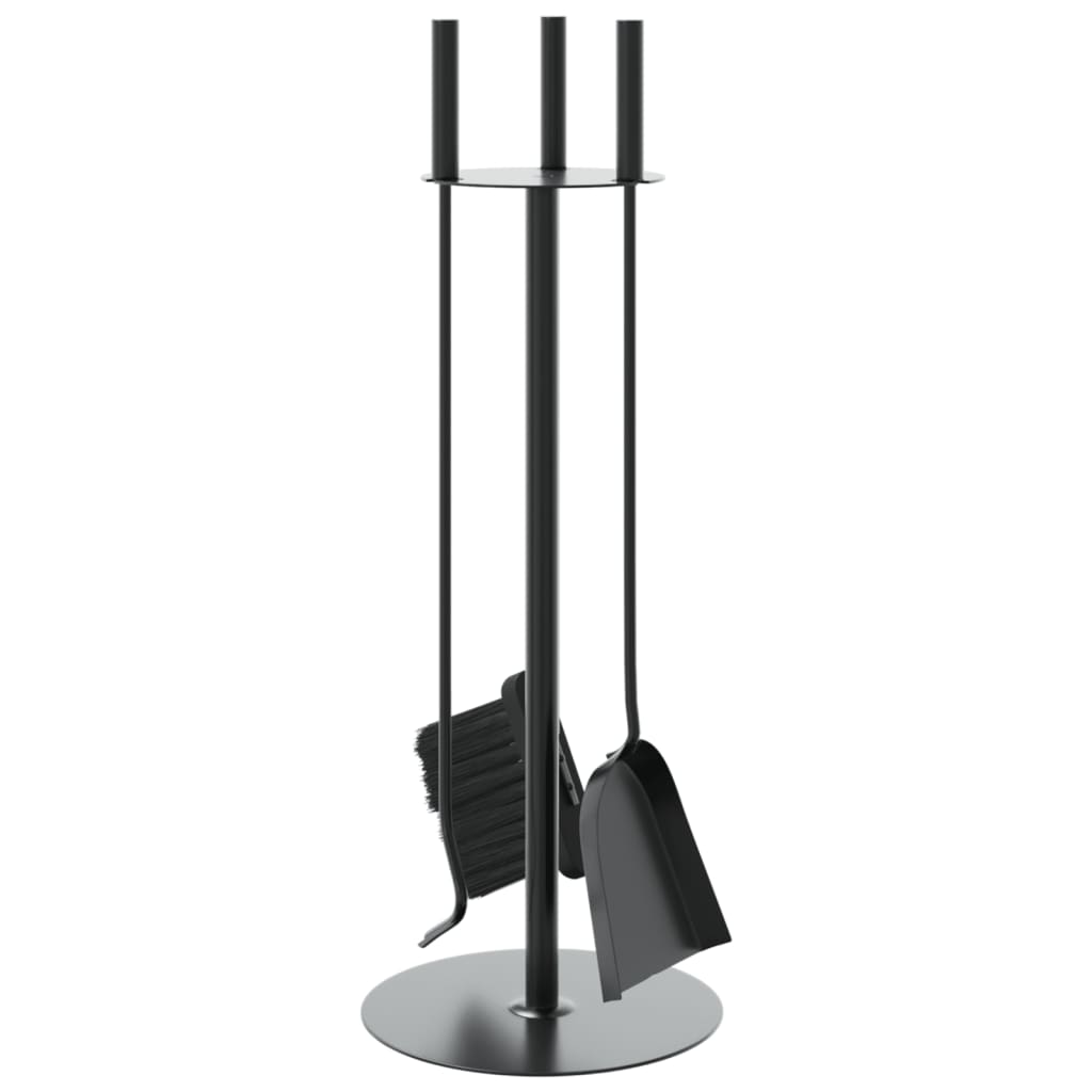 4-Delige Openhaardgereedschapset 22X59 Cm Staal