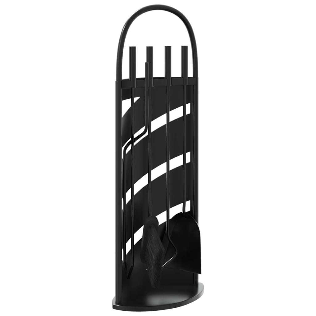 5-Delige Openhaardgereedschapset 23X15X66 Cm Staal