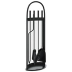 5-Delige Openhaardgereedschapset 23X15X66 Cm Staal