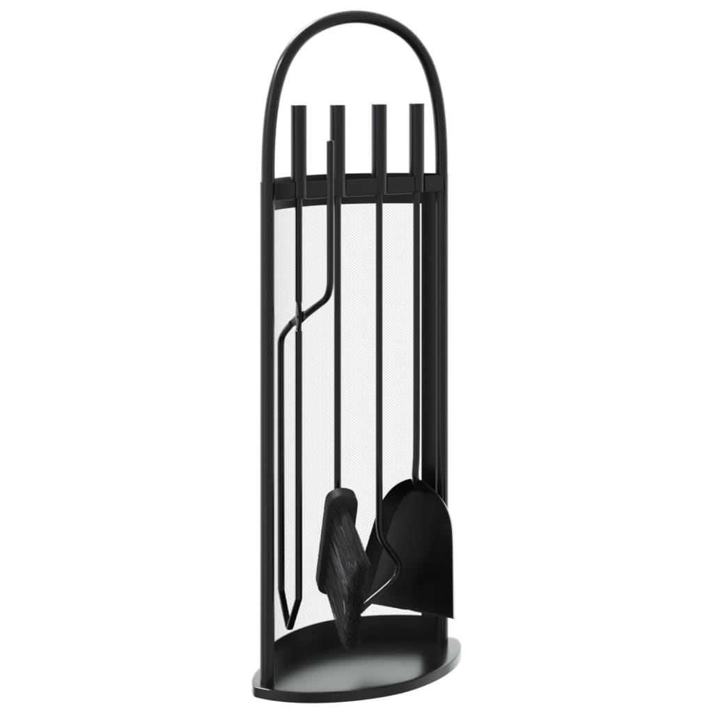 5-Delige Openhaardgereedschapset 23X15X66 Cm Staal