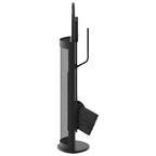 5-Delige Openhaardgereedschapset 23X15X66 Cm Staal