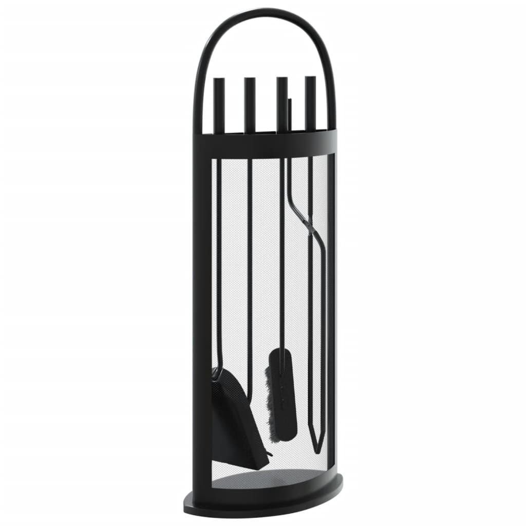 5-Delige Openhaardgereedschapset 23X15X66 Cm Staal