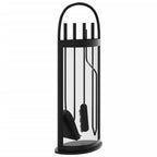 5-Delige Openhaardgereedschapset 23X15X66 Cm Staal