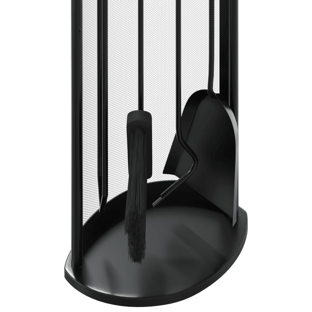 5-Delige Openhaardgereedschapset 23X15X66 Cm Staal