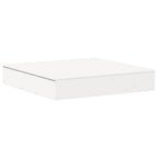 Zandbak Met Deksel 111X111X19,5 Cm Massief Grenenhout