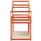 Stapelbed Met Bedhuis Massief Grenenhout