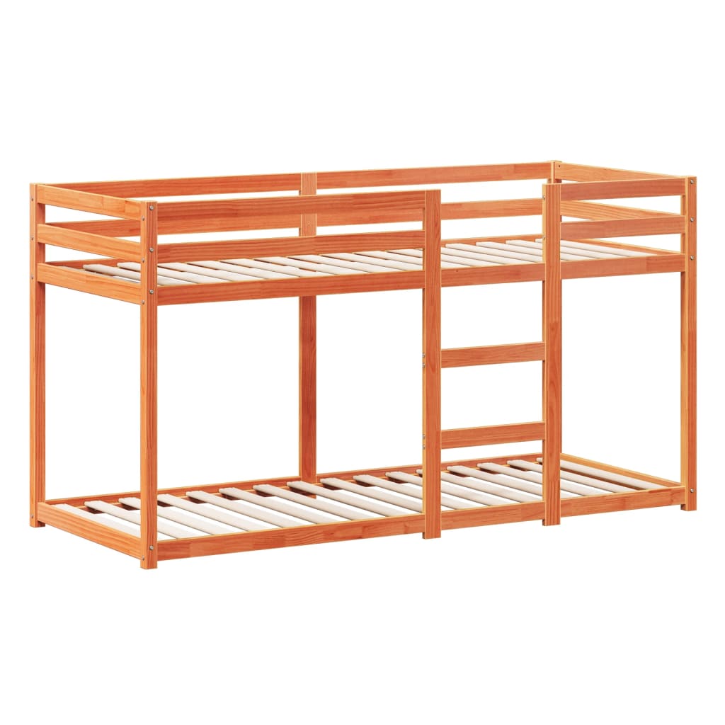 Stapelbed Met Dak Massief Grenenhout