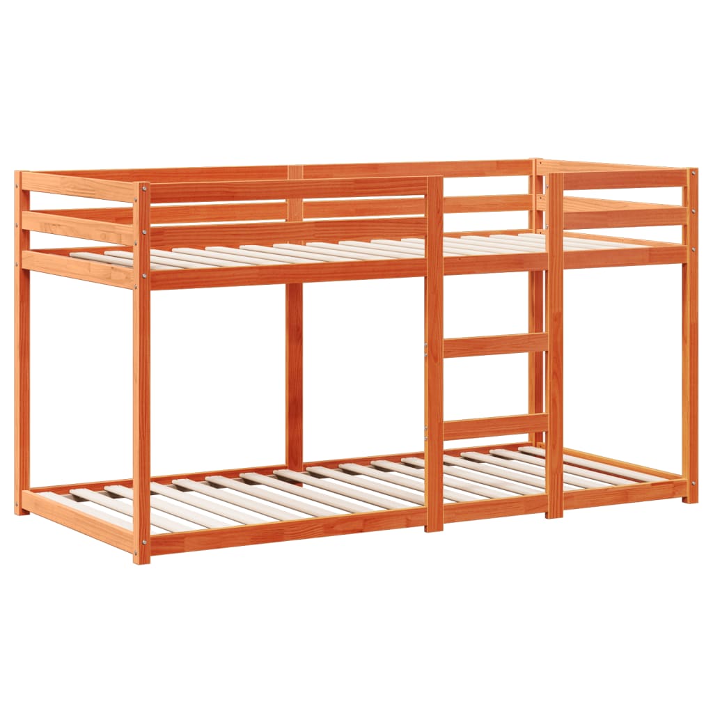 Stapelbed Met Dak Massief Grenenhout