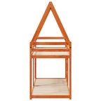Stapelbed Met Bedhuis Massief Grenenhout