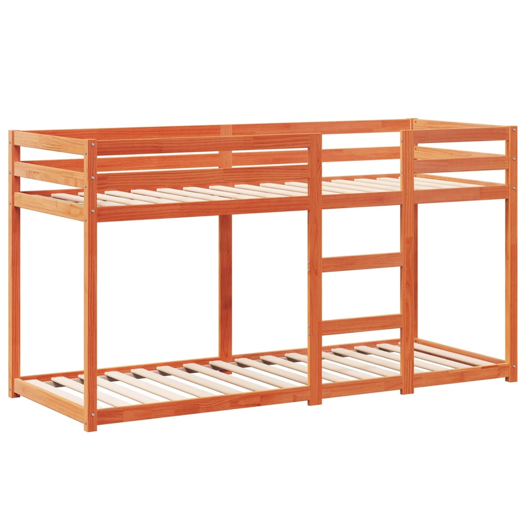 Stapelbed Met Bedhuis Massief Grenenhout