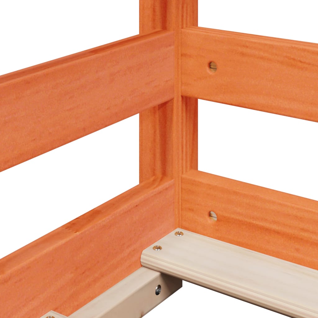 Stapelbed Met Bedhuis Massief Grenenhout