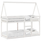 Stapelbed Met Bedhuis Massief Grenenhout