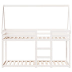 Stapelbed Met Bedhuis Massief Grenenhout