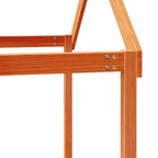 Stapelbed Met Dak Massief Grenenhout