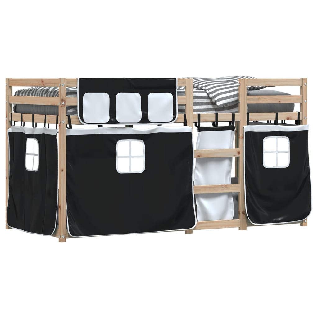 Stapelbed Zonder Matras Massief Grenenhout